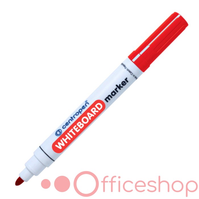 Marker pentru Whiteboard Centropen, 2.5 mm, roșu, 8559R (10)